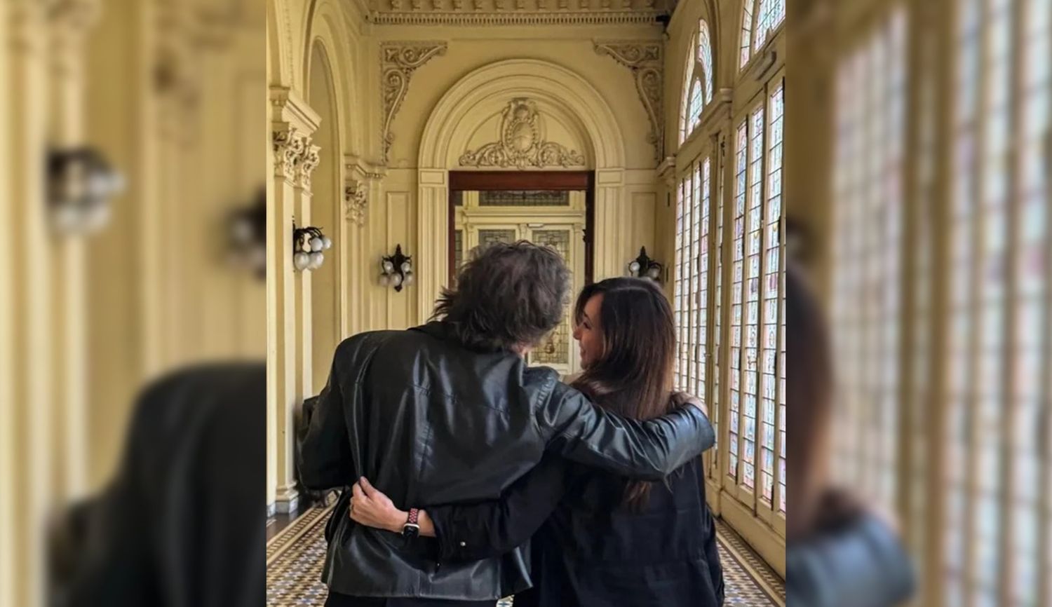 Milei y Villarruel desmiente interna con una foto conjunta.