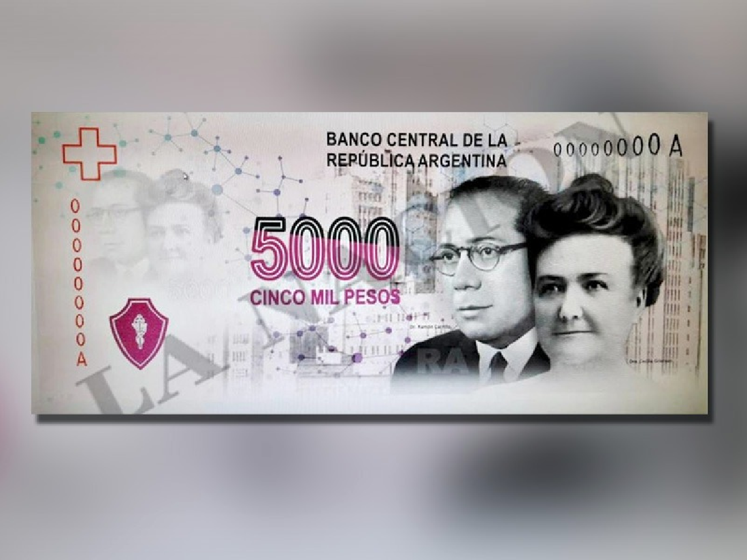 Así sería el nuevo billete de $ 5 mil