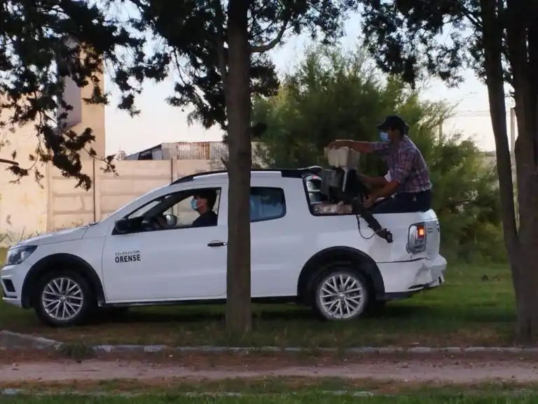 Realizaron tareas de fumigación en Orense
