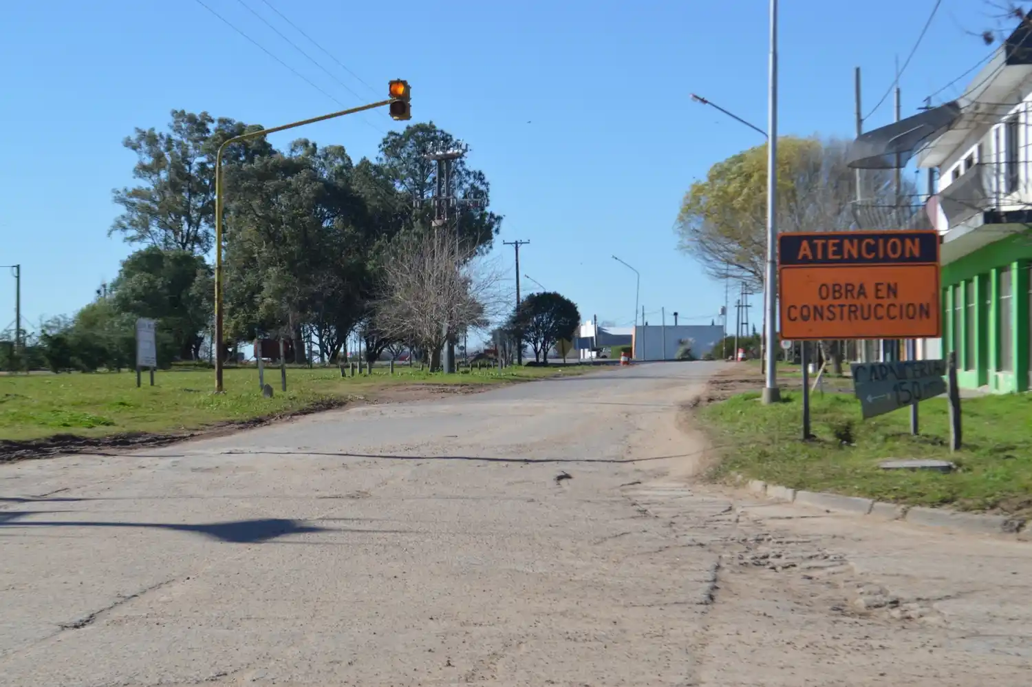 Comenzaron los trabajos del acceso norte a Urdinarrain