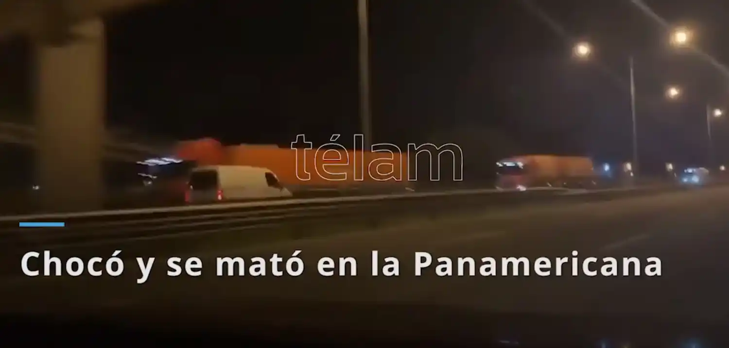 Choque mortal entre una camioneta que iba a contramano por Panamericana y un camión