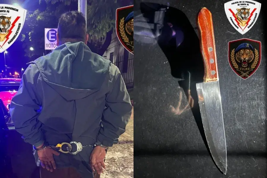 Detenido por amenazar a su hijo.