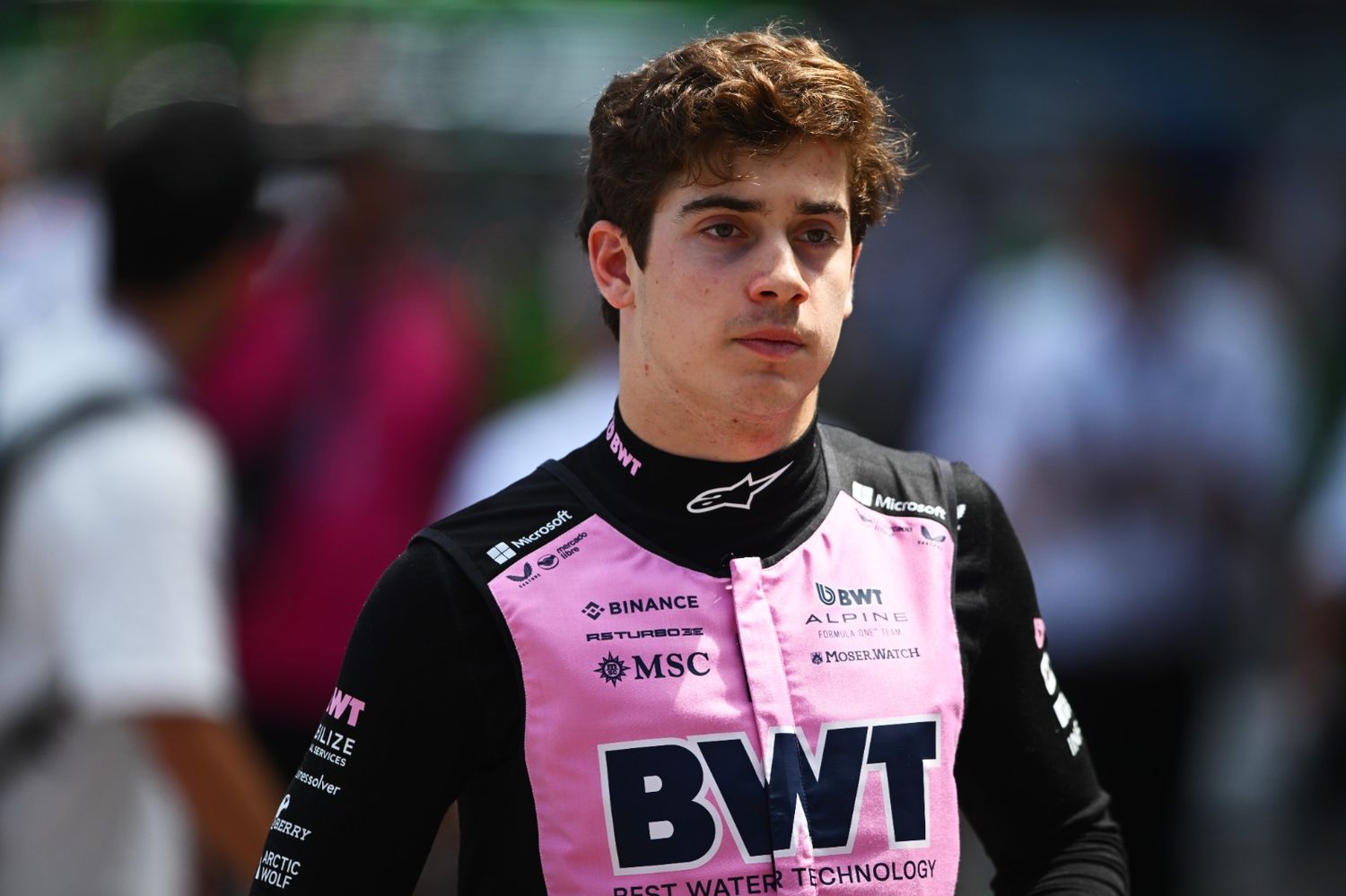 Colapinto no pudo salir de boxes en Silverstone