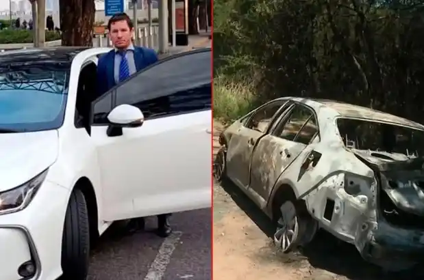 Pablo Laurta llegó a Concordia para declarar por el crimen de Palacio y gritó: “Es un mártir”