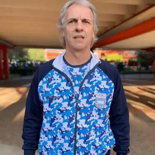 Eduardo Ross, en el Centro Vasco