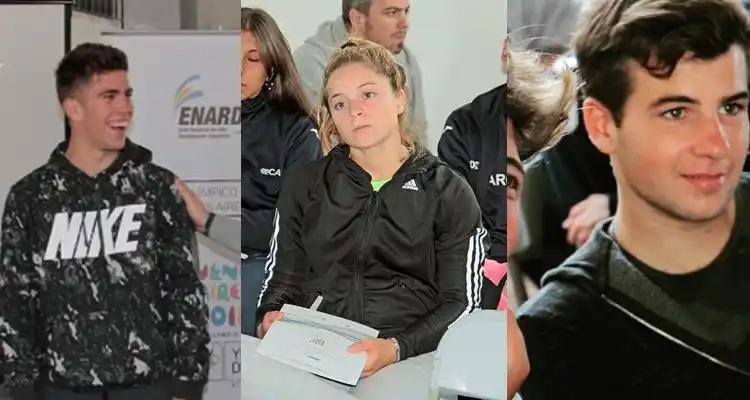 Buenos Aires 2018: Valentín Rossi, Rebeca D’Estéfano y Dante Cittadini participaron en los entrenamientos extra-cancha