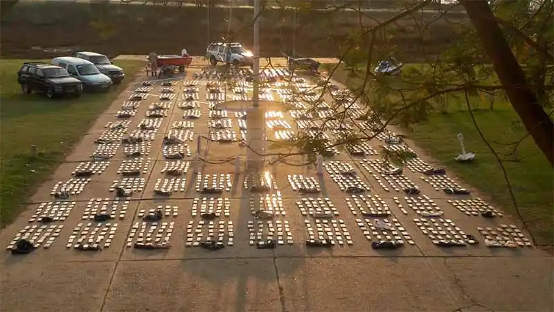  Incautan más de dos toneladas de marihuana en Entre Ríos