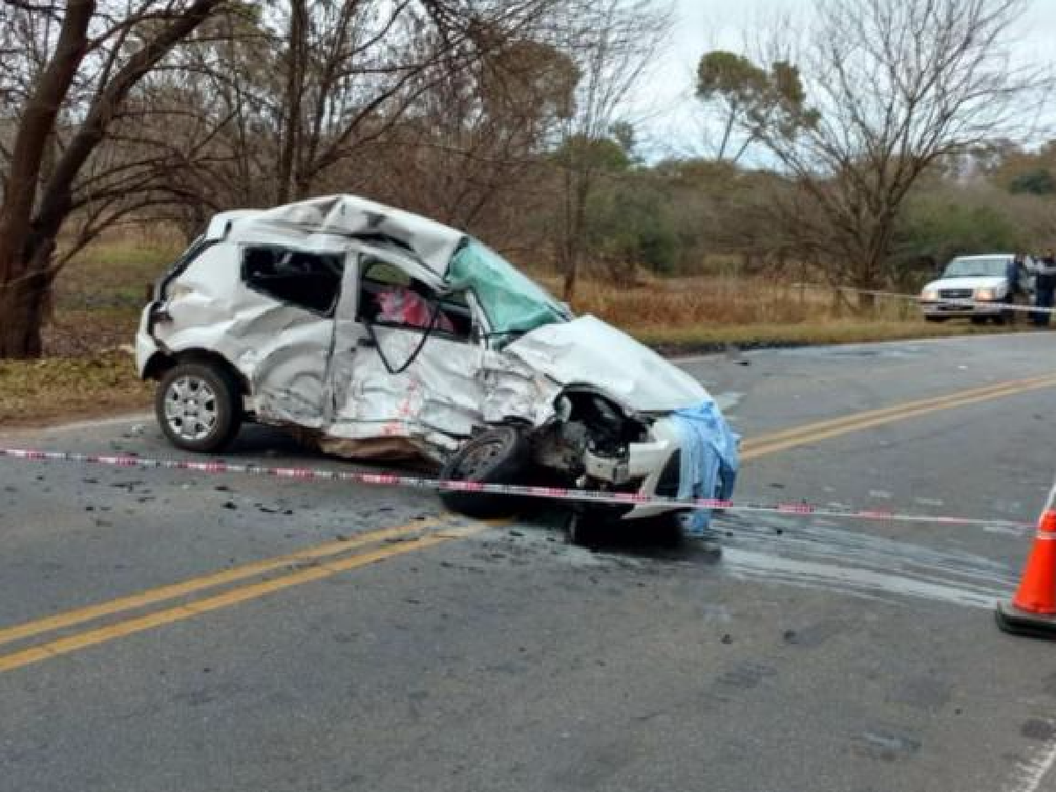 Una mujer falleció en un accidente en Embalse