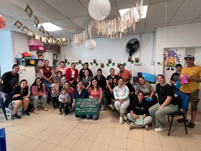 Familias de Espacios de Primera Infancia participaron de un taller sobre hábitos saludables y alimentación