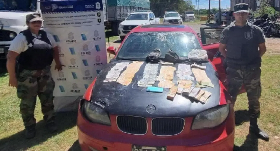 El auto con pedido de secuestro