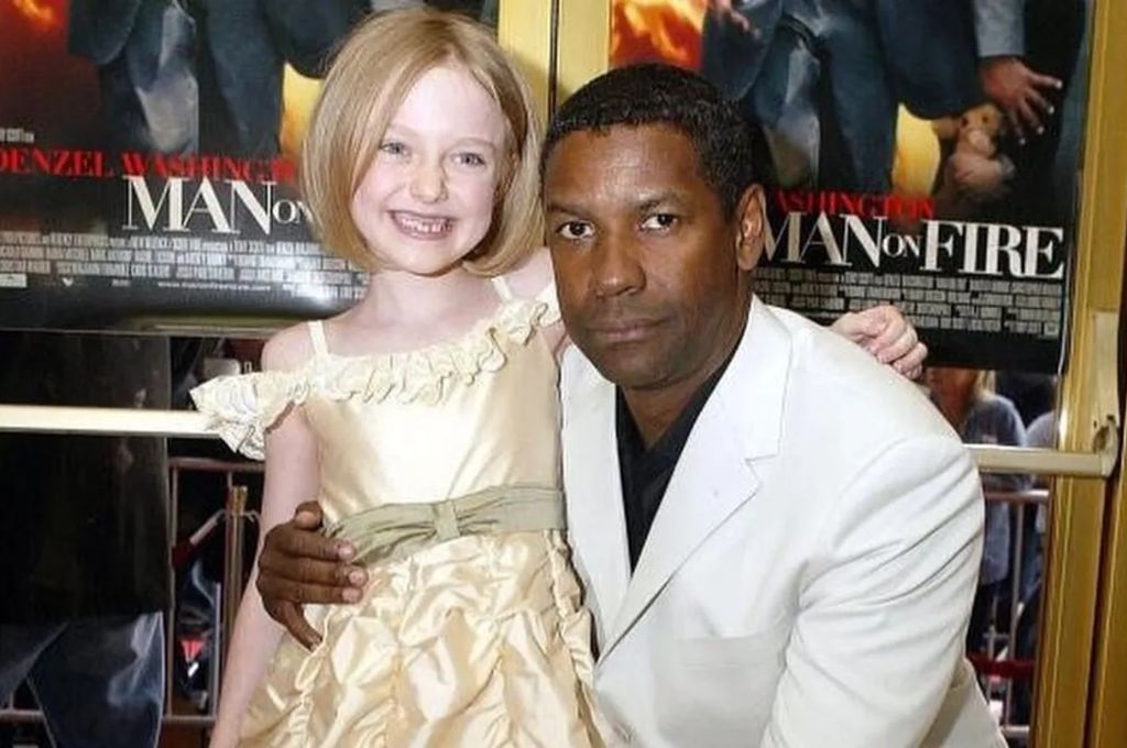 A 18 años de “Hombre en llamas”, se reencontraron Denzel Washington y Dakota Fanning