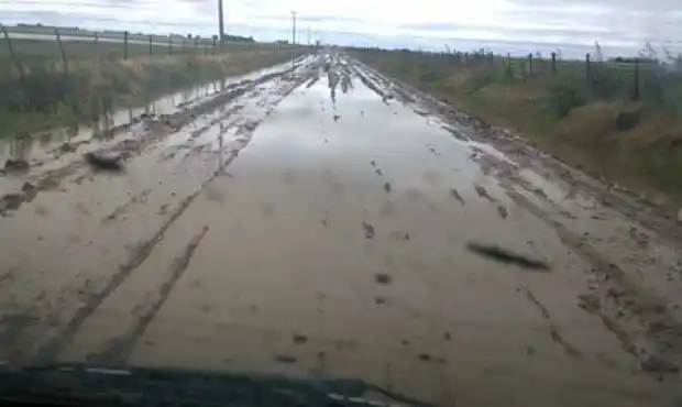 Santa Regina, el pueblo bonaerense que está aislado por el agua
