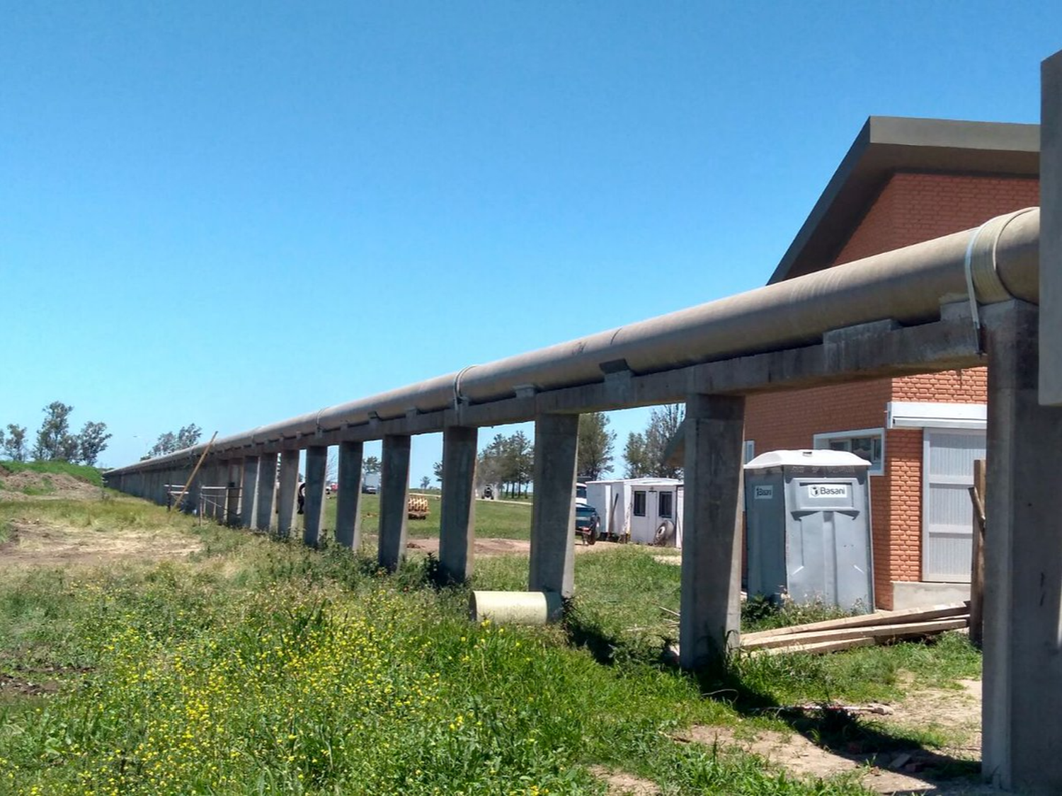 Avanzan las tareas en la planta depuradora de líquidos cloacales 