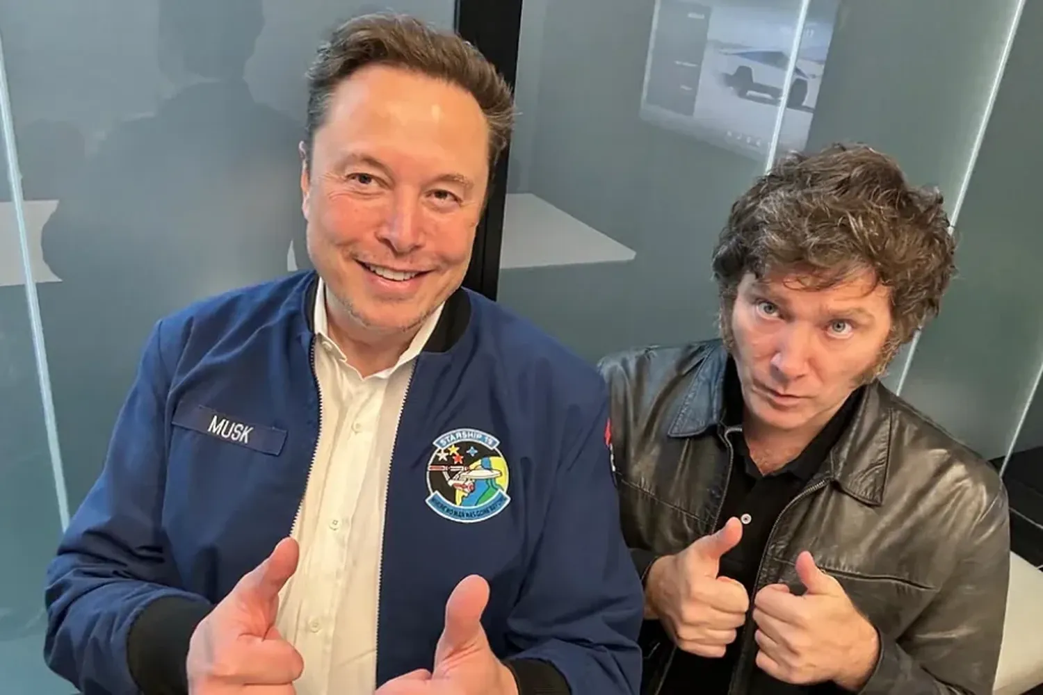 Elon Musk y Javier Milei