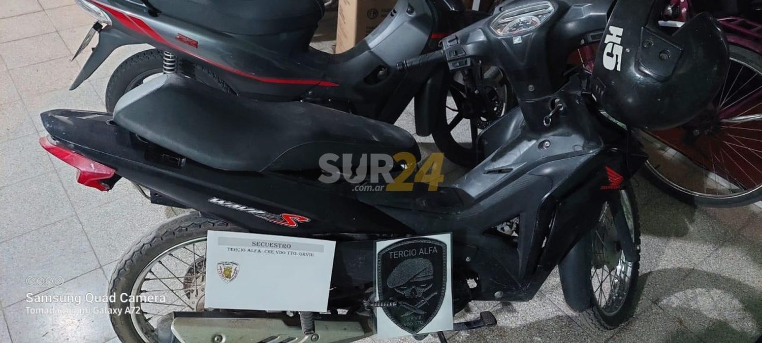 Venado Tuerto: policía persiguió a dos motocicletas para recuperar moto robada en octubre