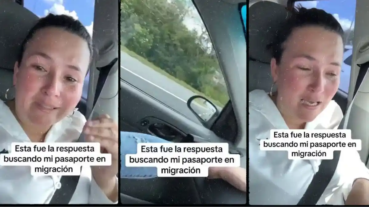 Venezolana fue a buscar su pasaporte  en Migración y le colocaron un grillete: QUERÍA ABANDONAR EE.UU. POR LAS BUENAS (+Video)