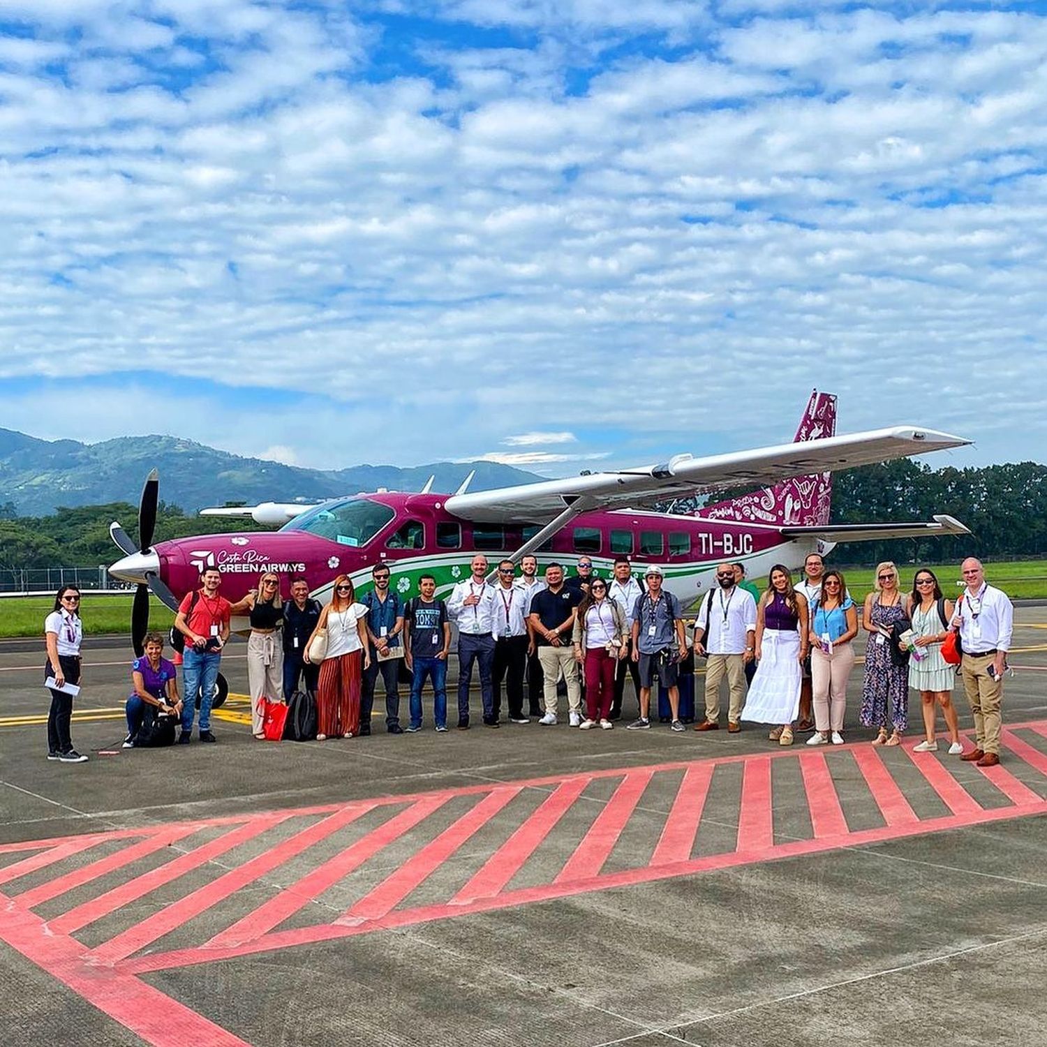 Costa Rica Green Airways inauguró su primera ruta internacional