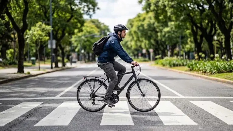 Multa de 200 euros: el error frecuente que cometen los ciclistas al cruzar