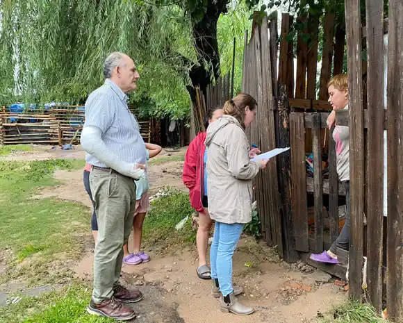 Desarrollo Social asistió a familias afectadas