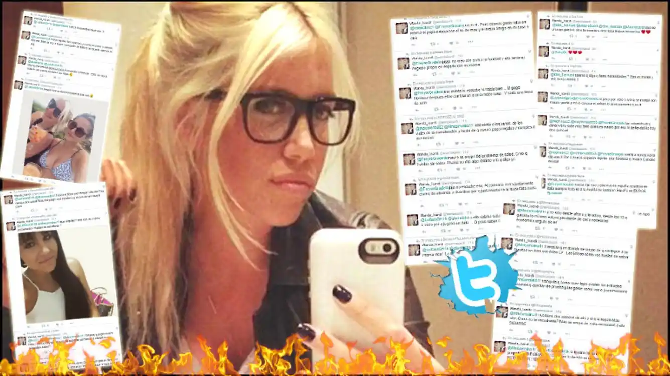 Con todo: Wanda Nara bancó a Ivana Icardi en GH 2016