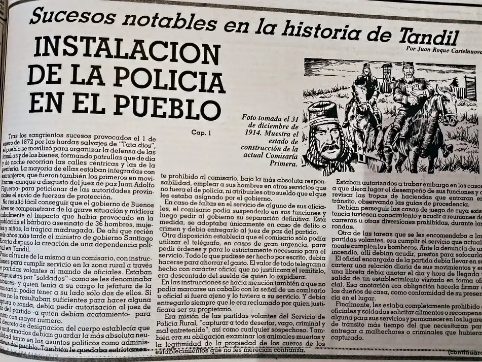 Instalación de la policía en el pueblo - Cap. 1