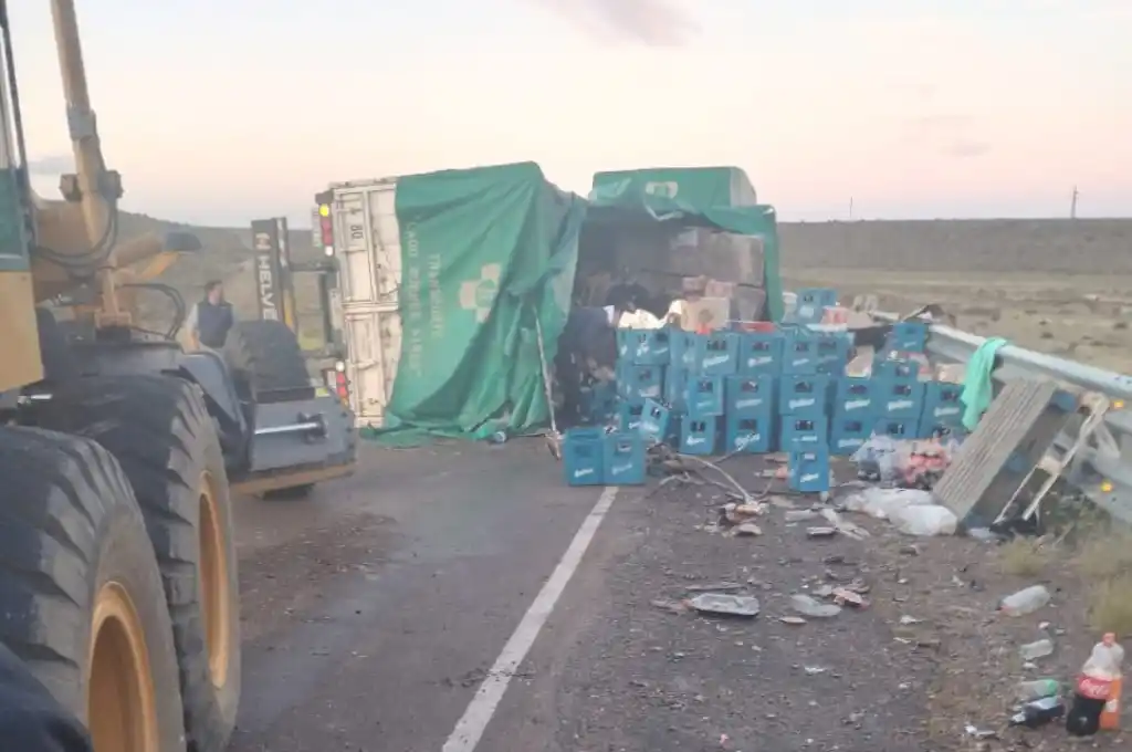 El accidente fue protagonizado por un Volvo FM 380