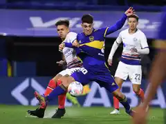Vicente Taborda jugó otro gran partido en la Primera de Boca