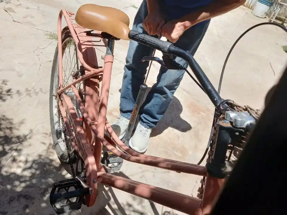 La bicicleta fue robada alrededor de las 00.30.