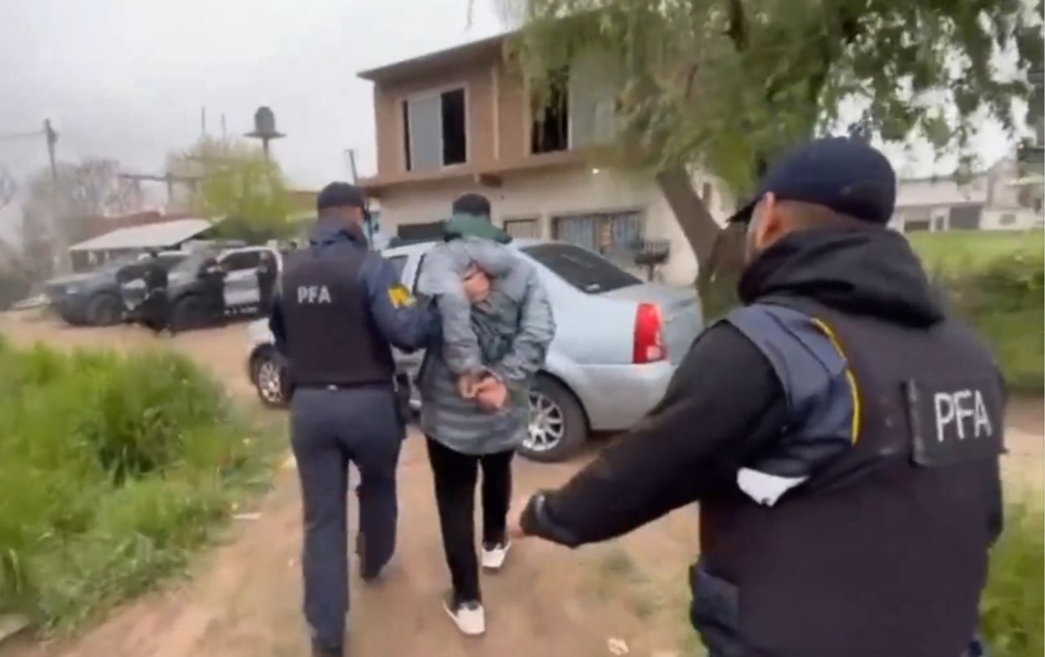 El hombre de 32 años fue detenido en su domicilio tras un allanamiento.