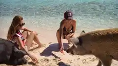 Las increíbles vacaciones en el Caribe de Vero Lozano y Analía Franchín