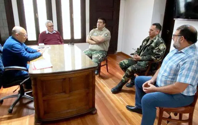 Esteban Reino en la puesta en funciones de nuevo Jefe policial