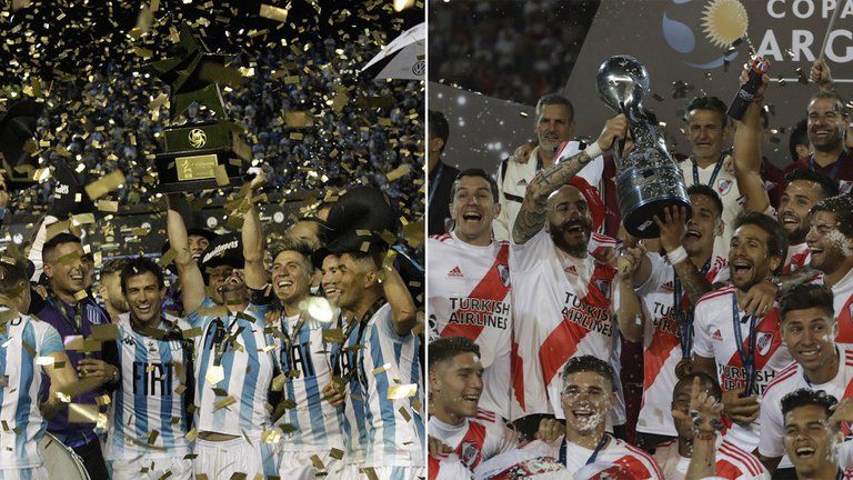 Supercopa Argentina que jugarán final River y Racing