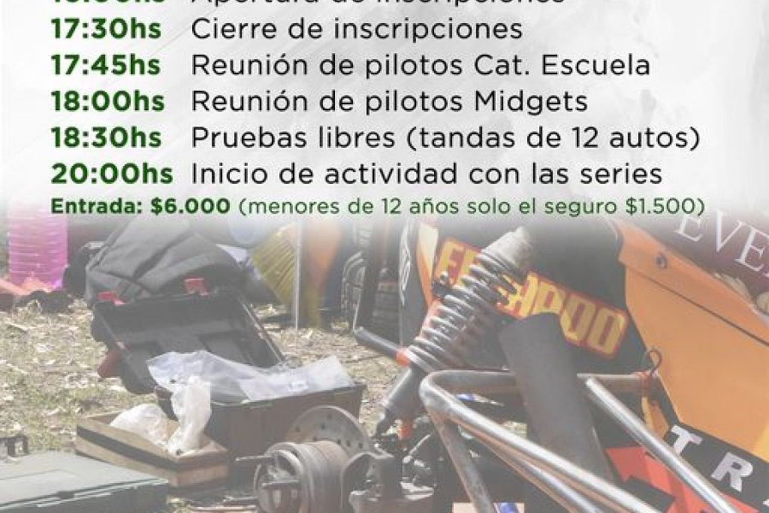 Jornada nocturna en Vila para los Midgets del Litoral