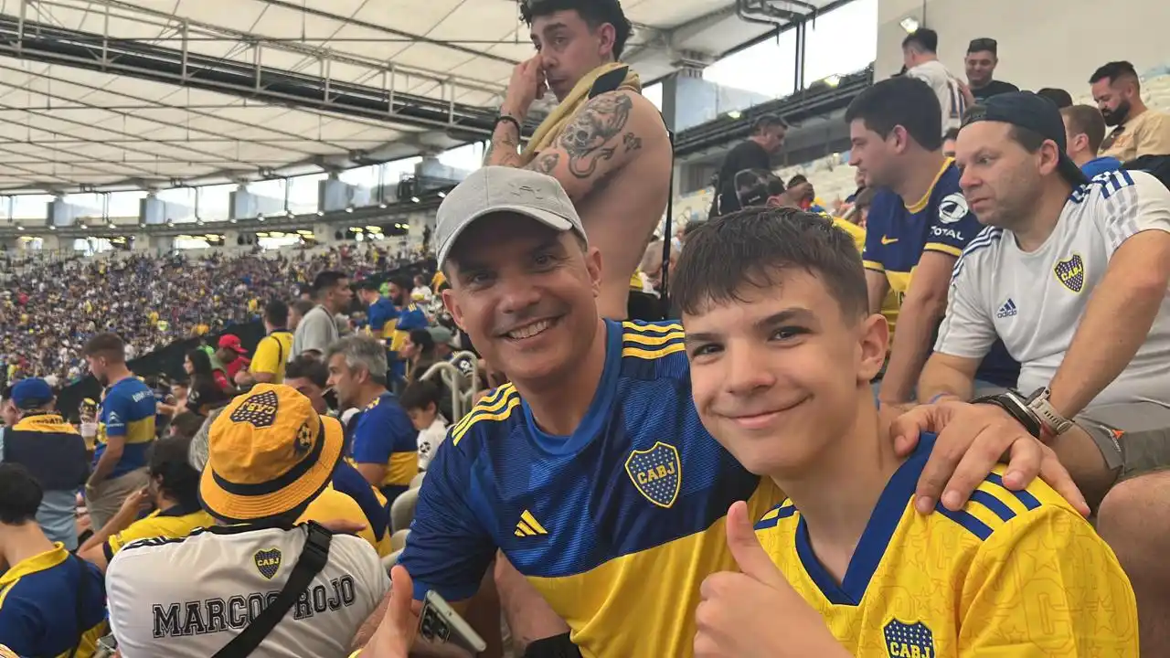 Sampedrinos en el Maracaná