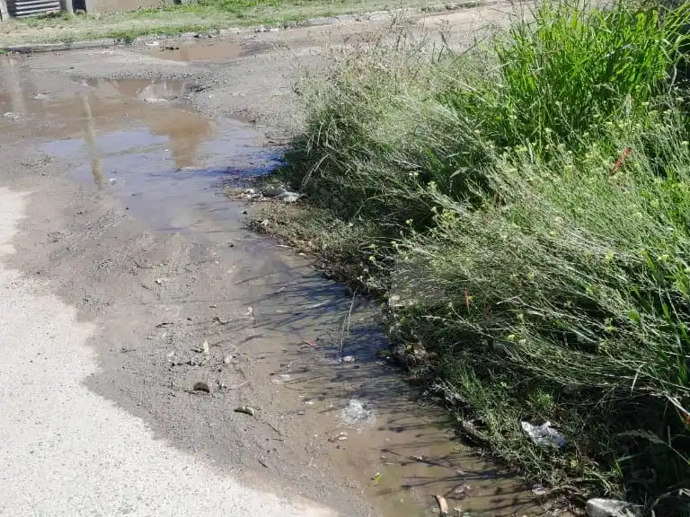 Los vecinos aseguran que la pérdida lleva más de tres meses.