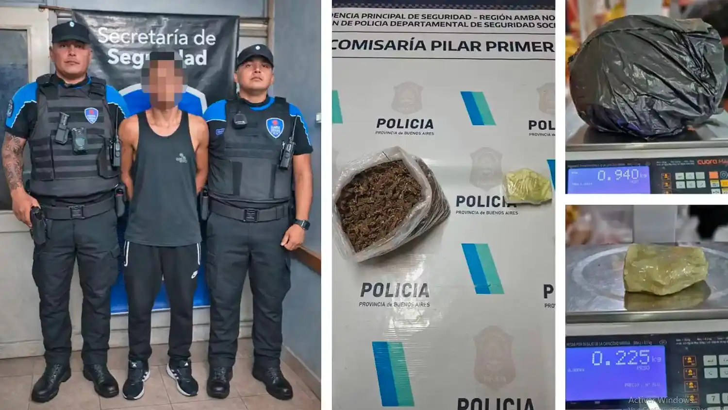 Los efectivos de la Guardia Urbana trasladaron al acusado a una dependencia policial.