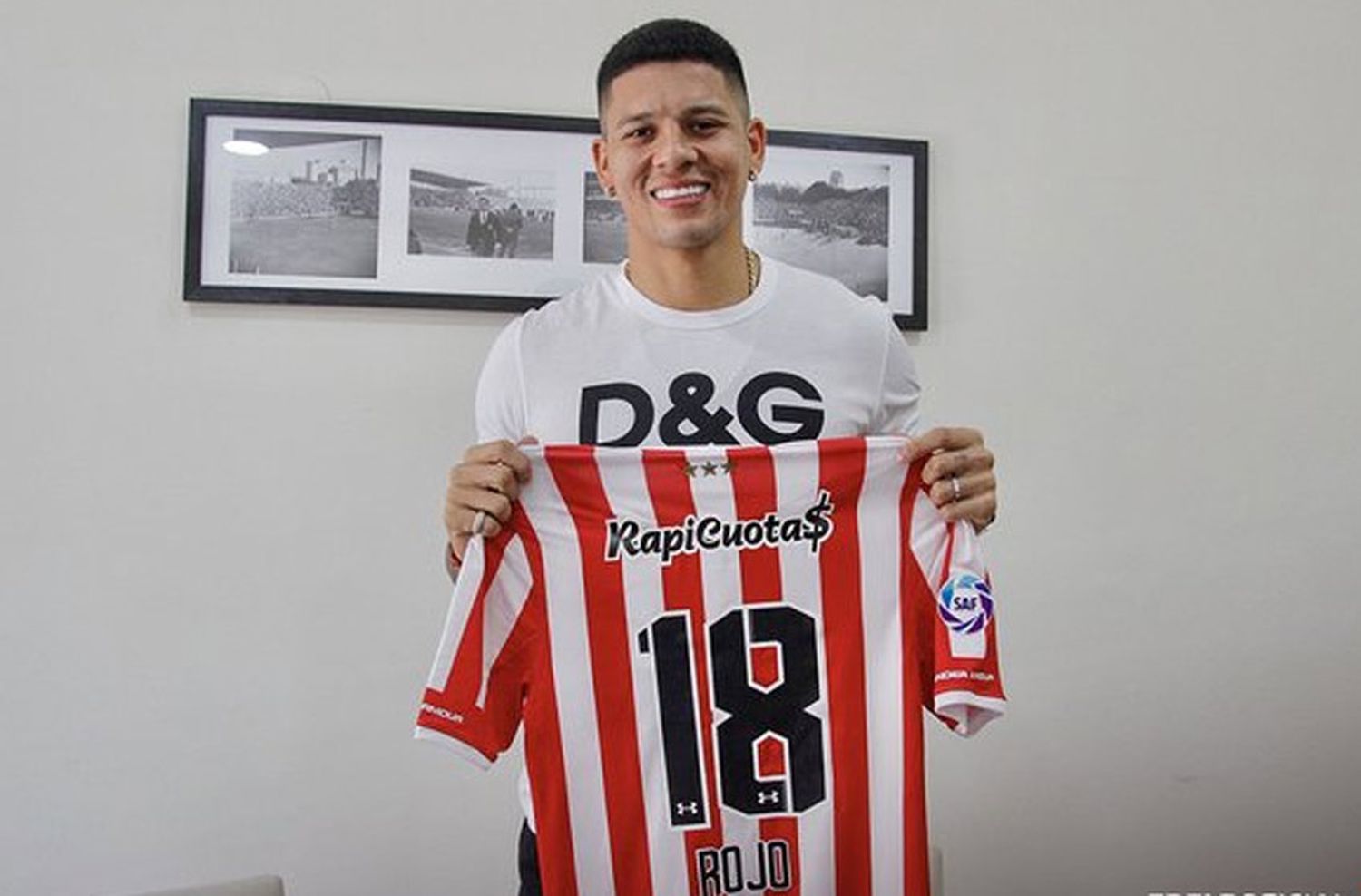 Marcos Rojo firmó contrato en Estudiantes de La Plata