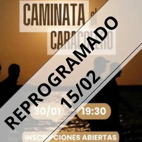 Se reprograma la caminata al Caracolero