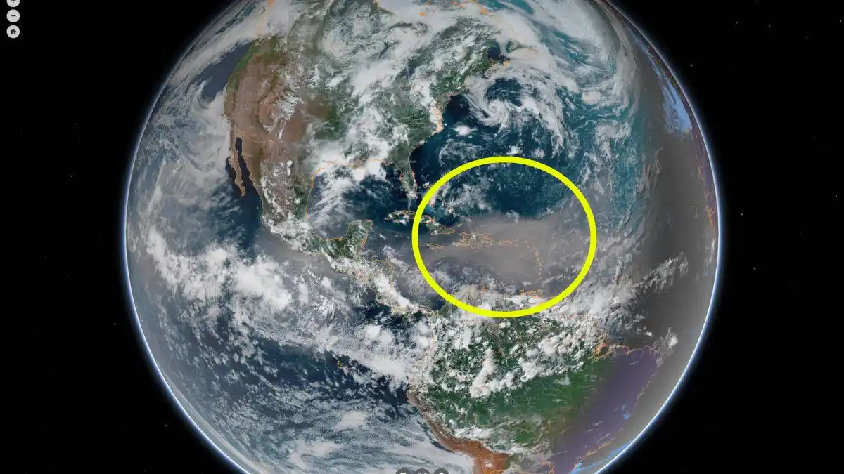 Polvo del Sahara, una nube de micropartículas que viaja desde África a nuestro  continente