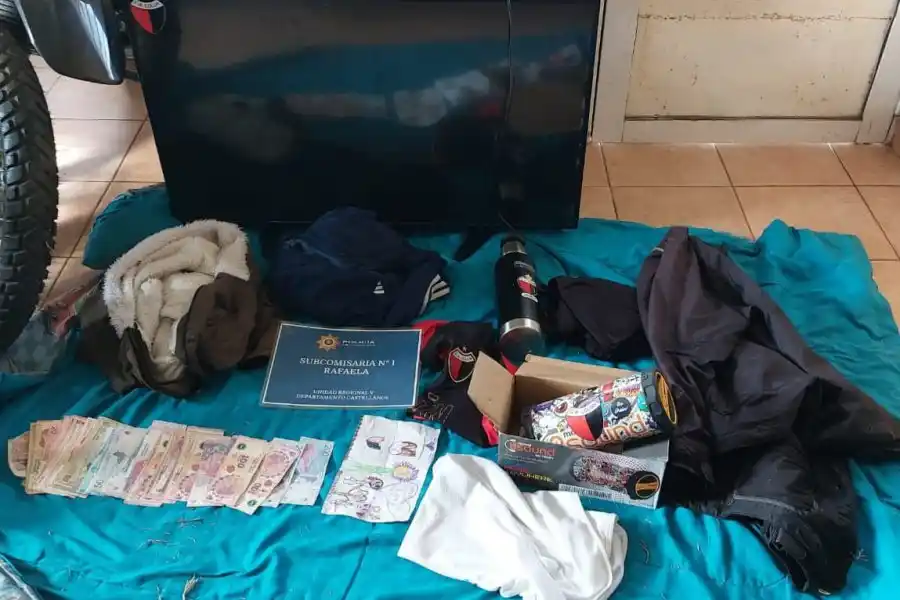 Robó diversas pertenencias y fue descubierto: terminó detenido