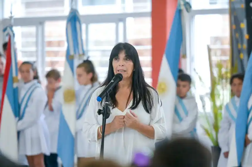 Aluani participó de la apertura del ciclo lectivo 2024 en Lucas González