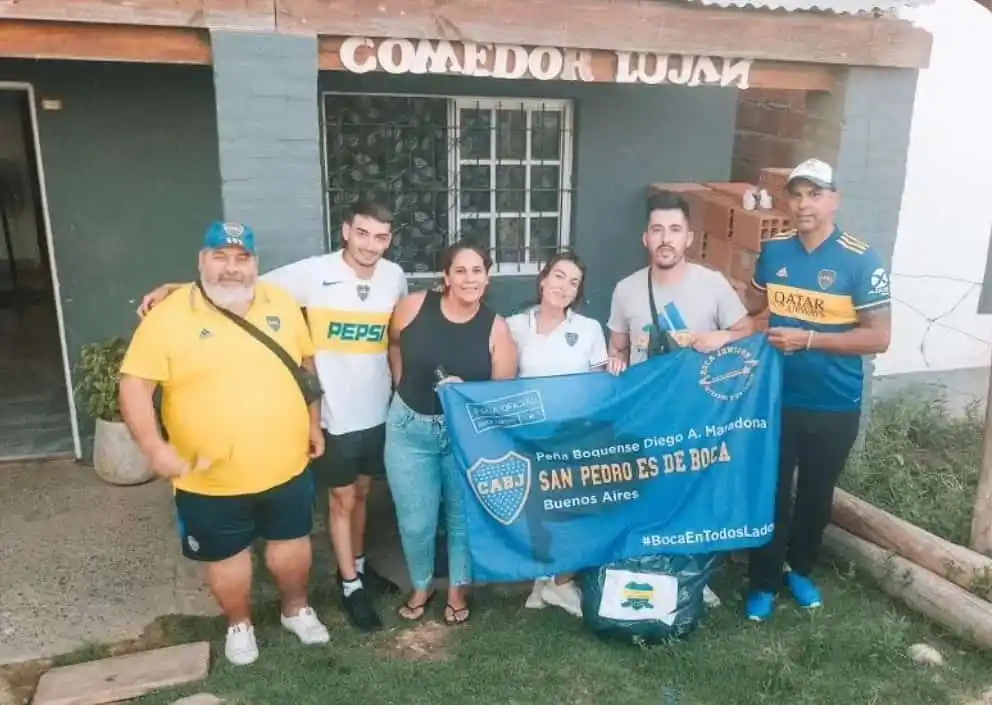 la peña de Boca