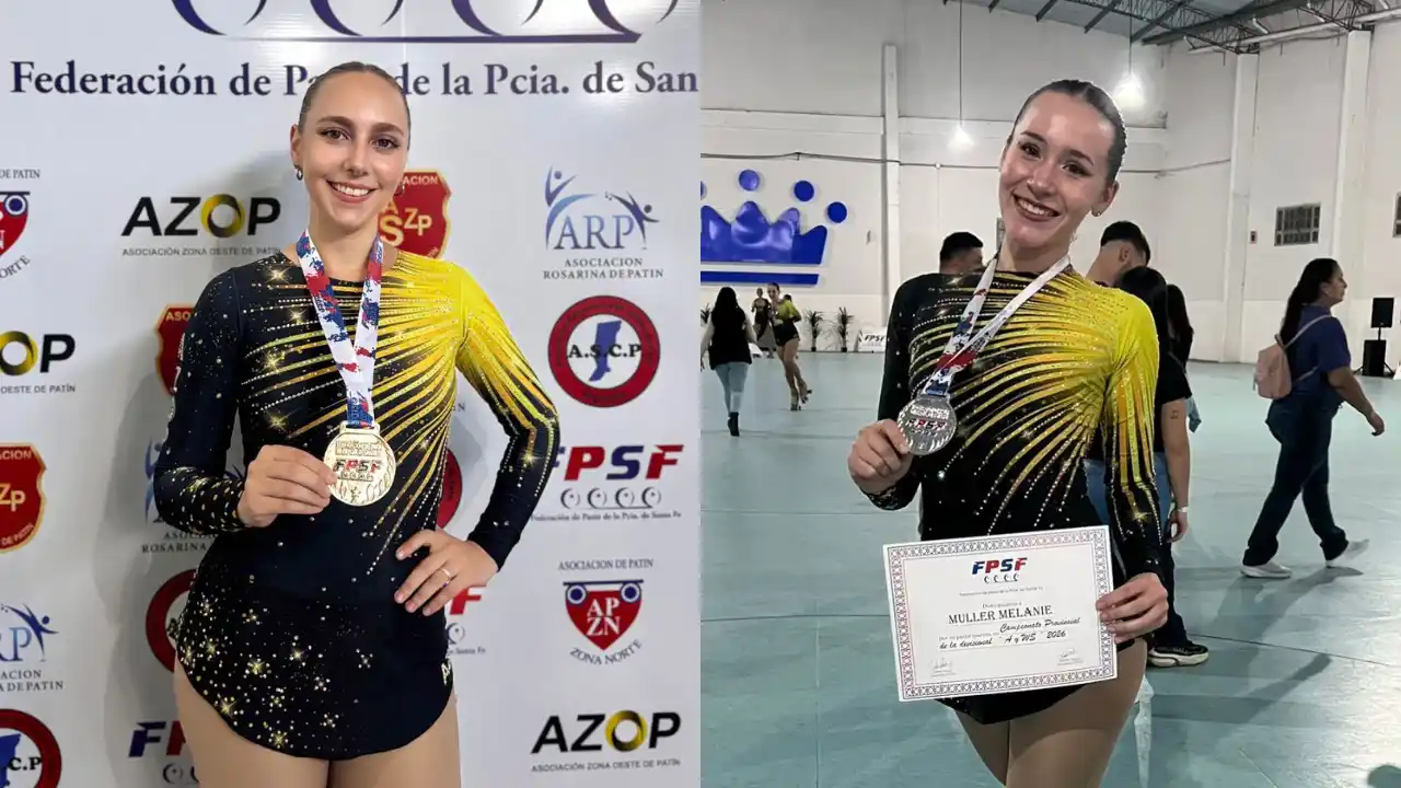 Becerra y Müller brillaron en el Provincial de Rosario.