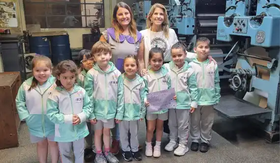 Los alumnos del Jardín Arco Iris visitaron El Eco de Tandil