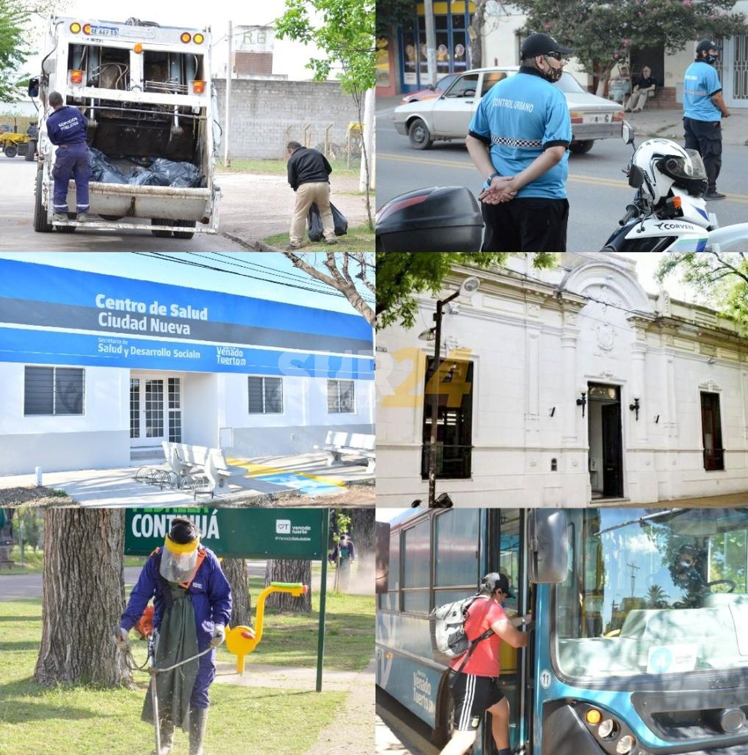 Venado Tuerto: prestación de servicios municipales en Semana Santa