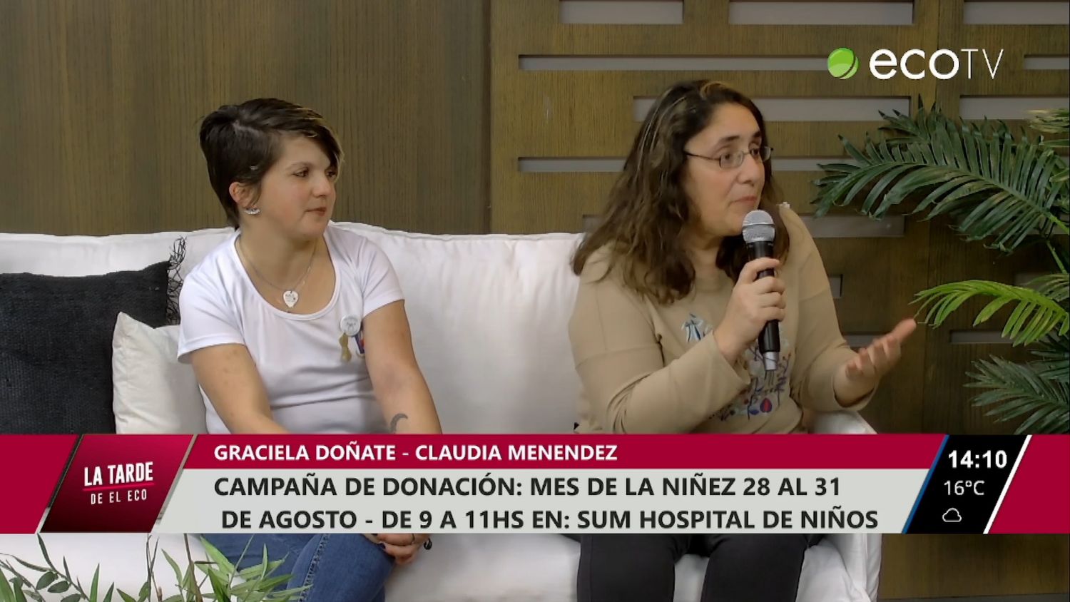 Campaña de donación de sangre en el "Mes de la Niñez"