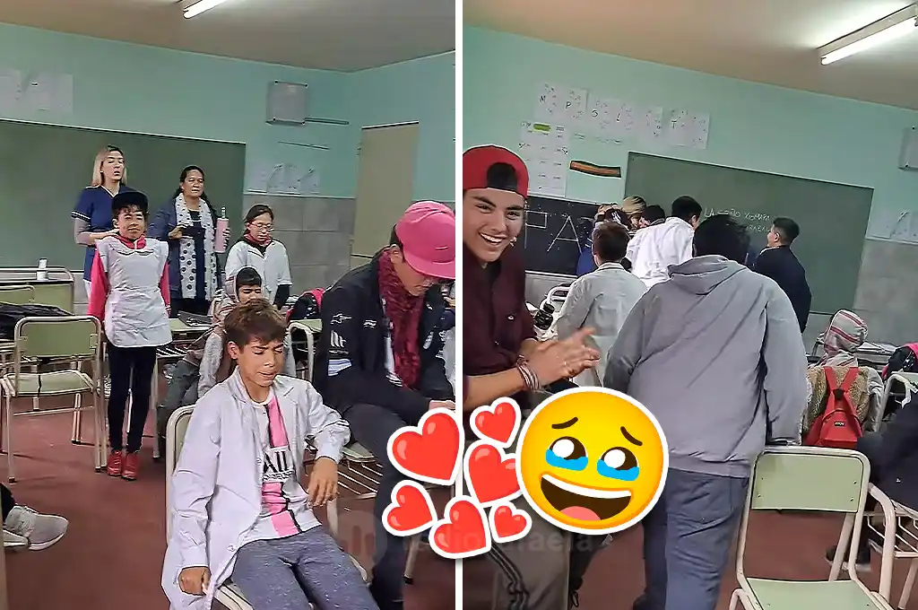 La seño de Rafaela que emocionó a todos: anunció su embarazo en el aula y la reacción fue viral