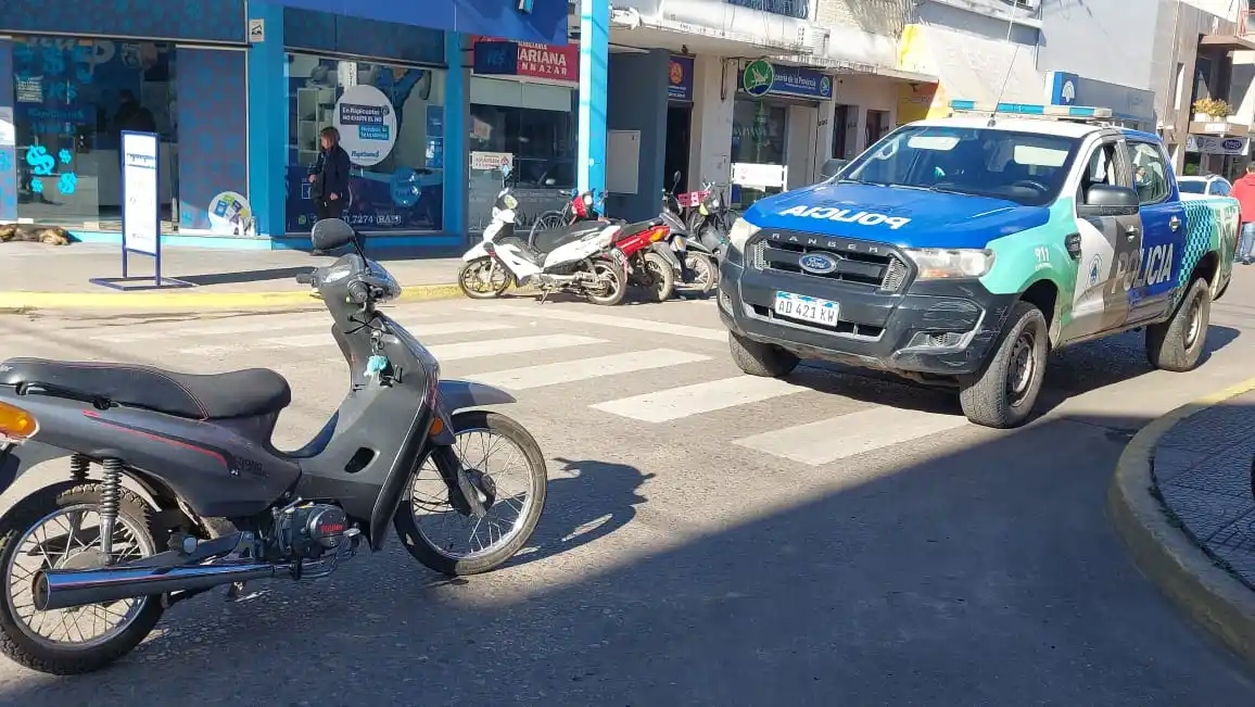 Choque en Mitre y Las Heras: una mujer trasladada al Hospital