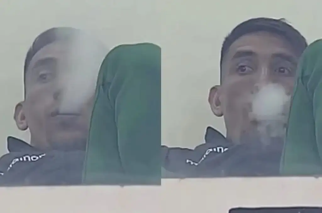 El video se viralizó y generó controversia entre los hinchas y en redes sociales.