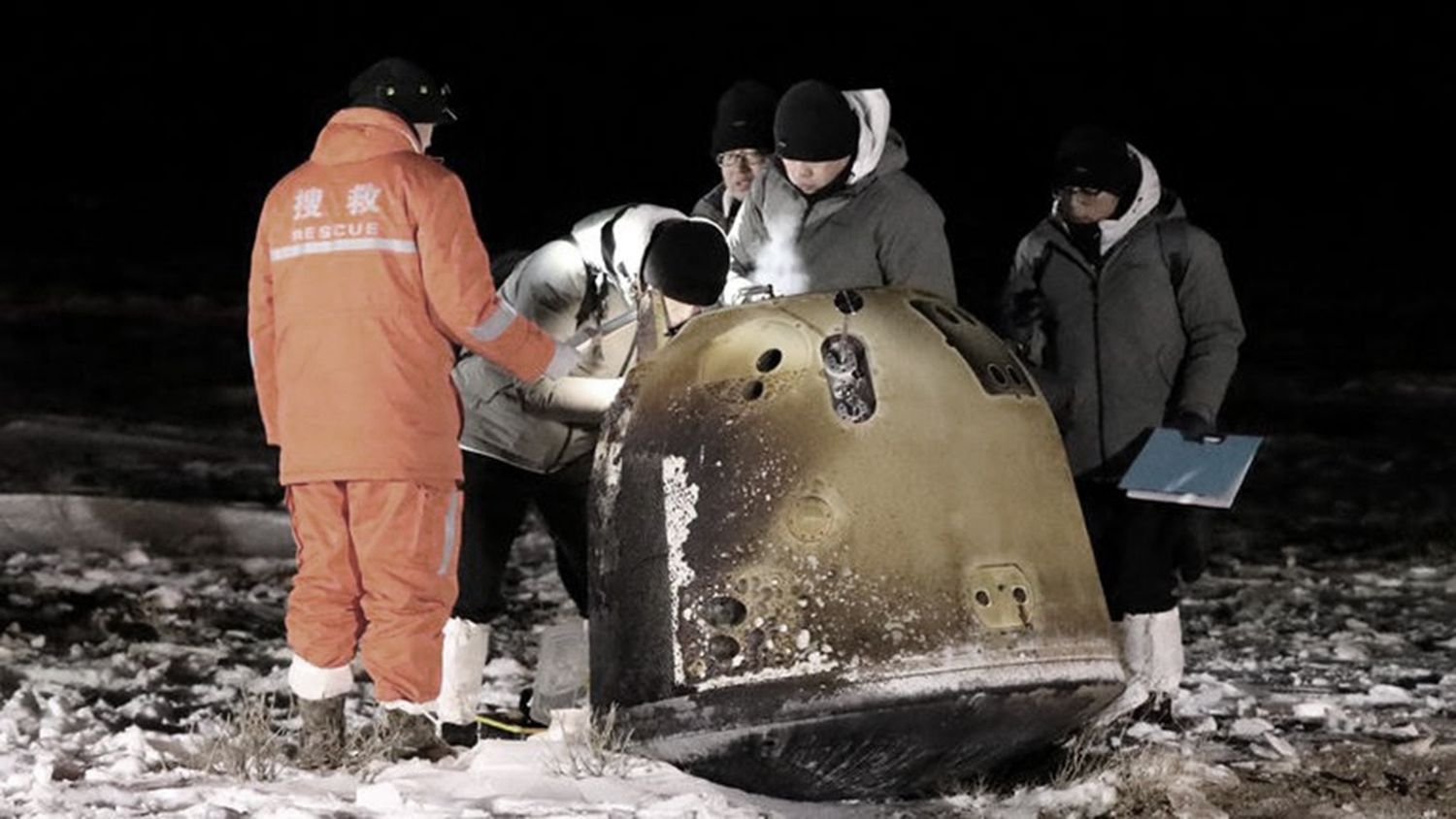 La sonda espacial Chang’e-5 trajo muestras de la Luna por primera vez en 44 años